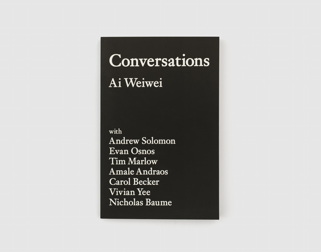 Cover for Ai Weiwei's book 'Conversations'