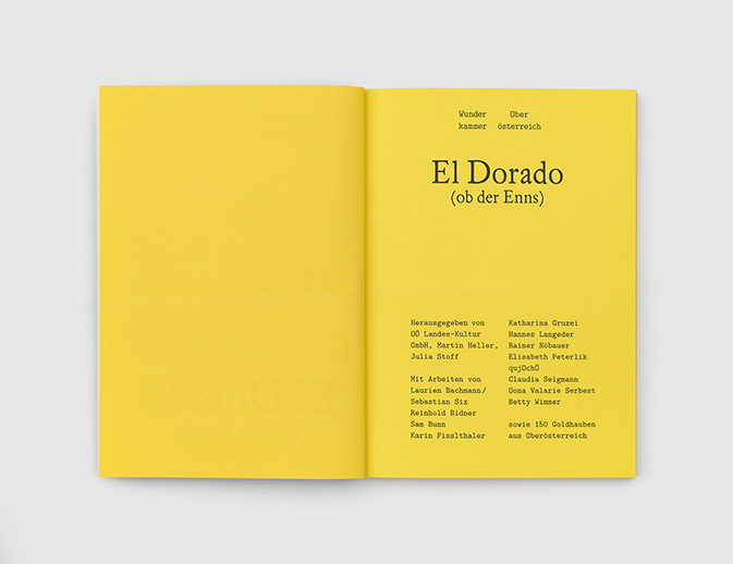 El Dorado (ob der Enns), open booklet