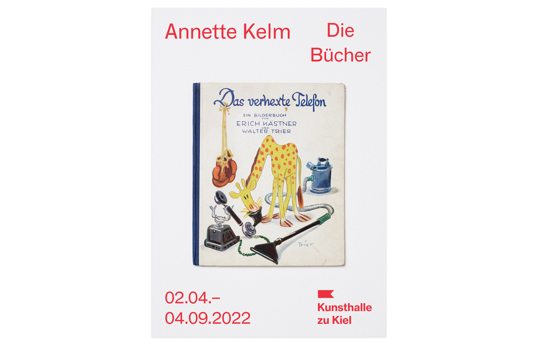 Annette Kelm Die Buecher Plakat