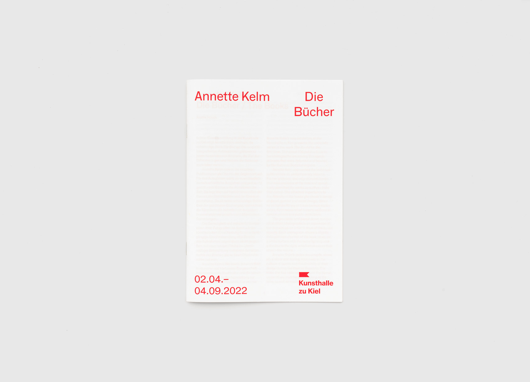 Annette Kelm Die Buecher Booklet